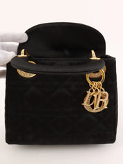 Lady Dior 缎面迷你黑色款