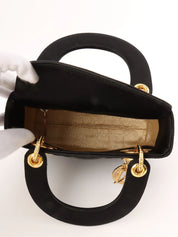 Lady Dior 缎面迷你黑色款