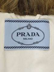 Faux fur jacket in beige/brown