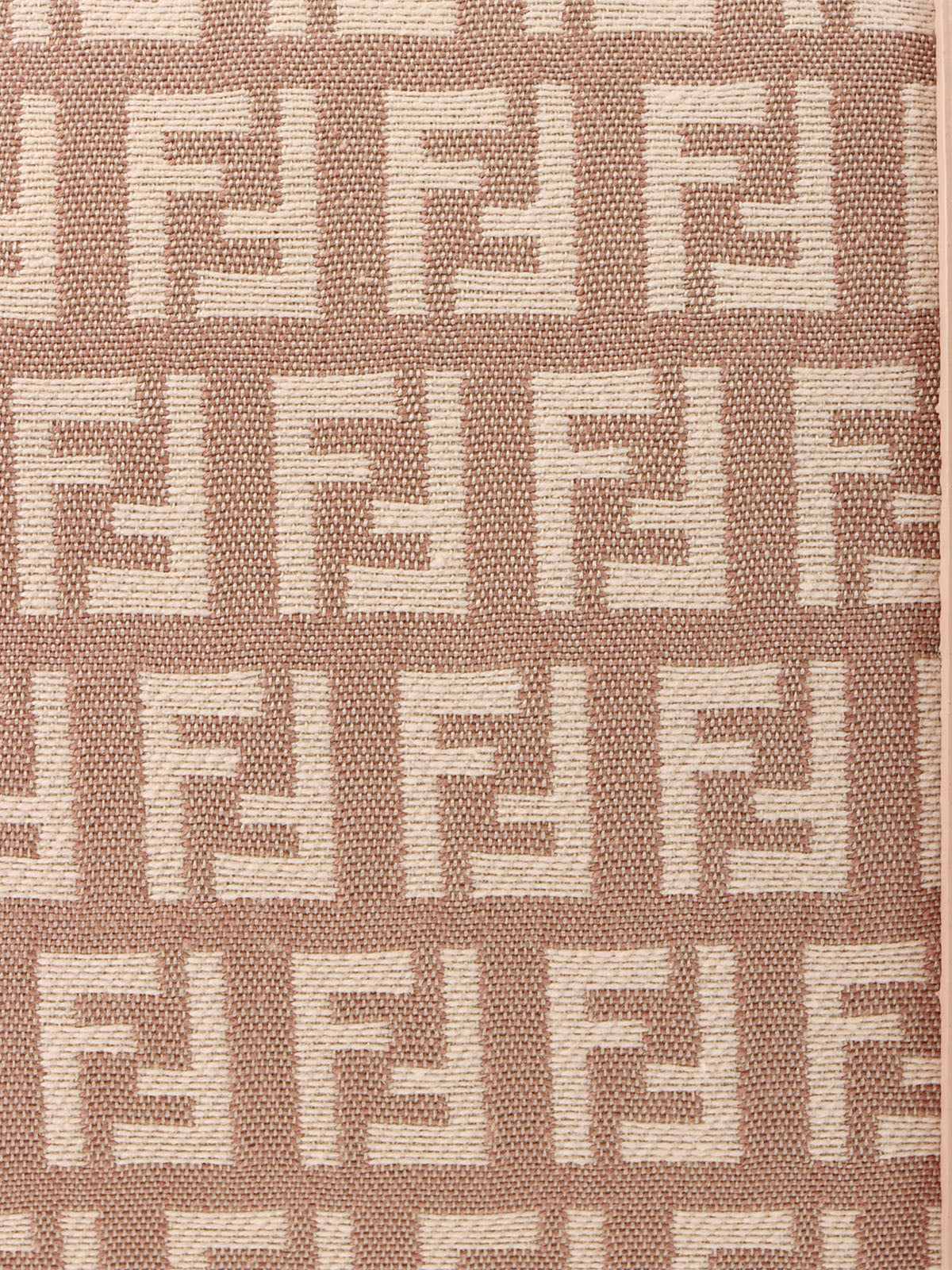 FF Zucchino Pattern Handbag in Pink Beige