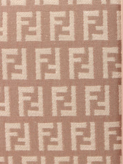 FF Zucchino Pattern Handbag in Pink Beige
