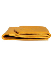 2000 Caviar Skin CC Mark Stitch Wallet in Mustard
