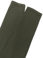 橄榄绿/大丽花紫徽标纽扣开衫