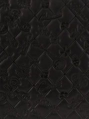 2010 Icon 压纹公文包,黑色