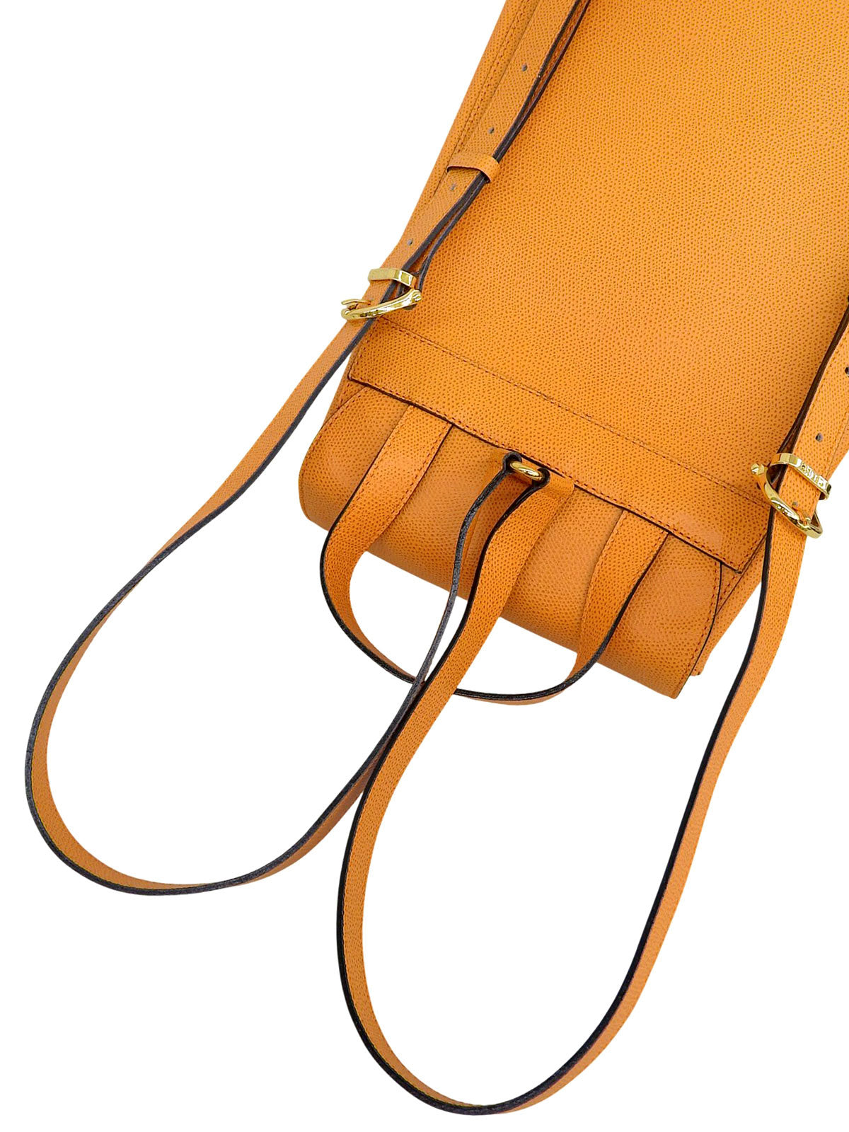 Logo Plate Backpack Orange