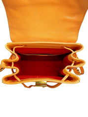Logo Plate Backpack Orange
