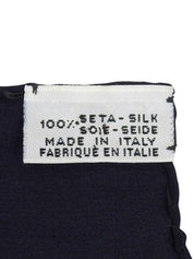 Gripoix Jewelry Pattern Scarf in Dark Navy/Multi