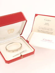 18K Love Bracelet Silver