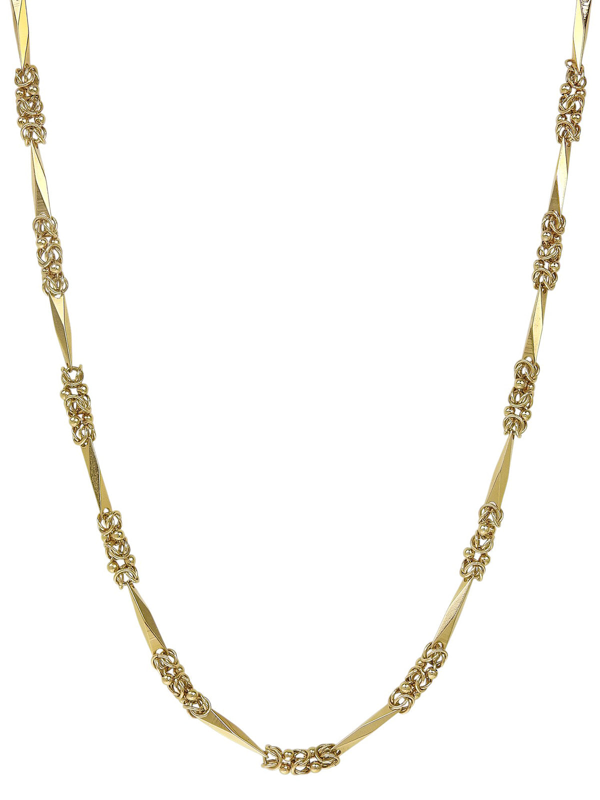 デザインチェーンネックレス ゴールド