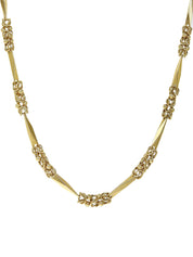 デザインチェーンネックレス ゴールド