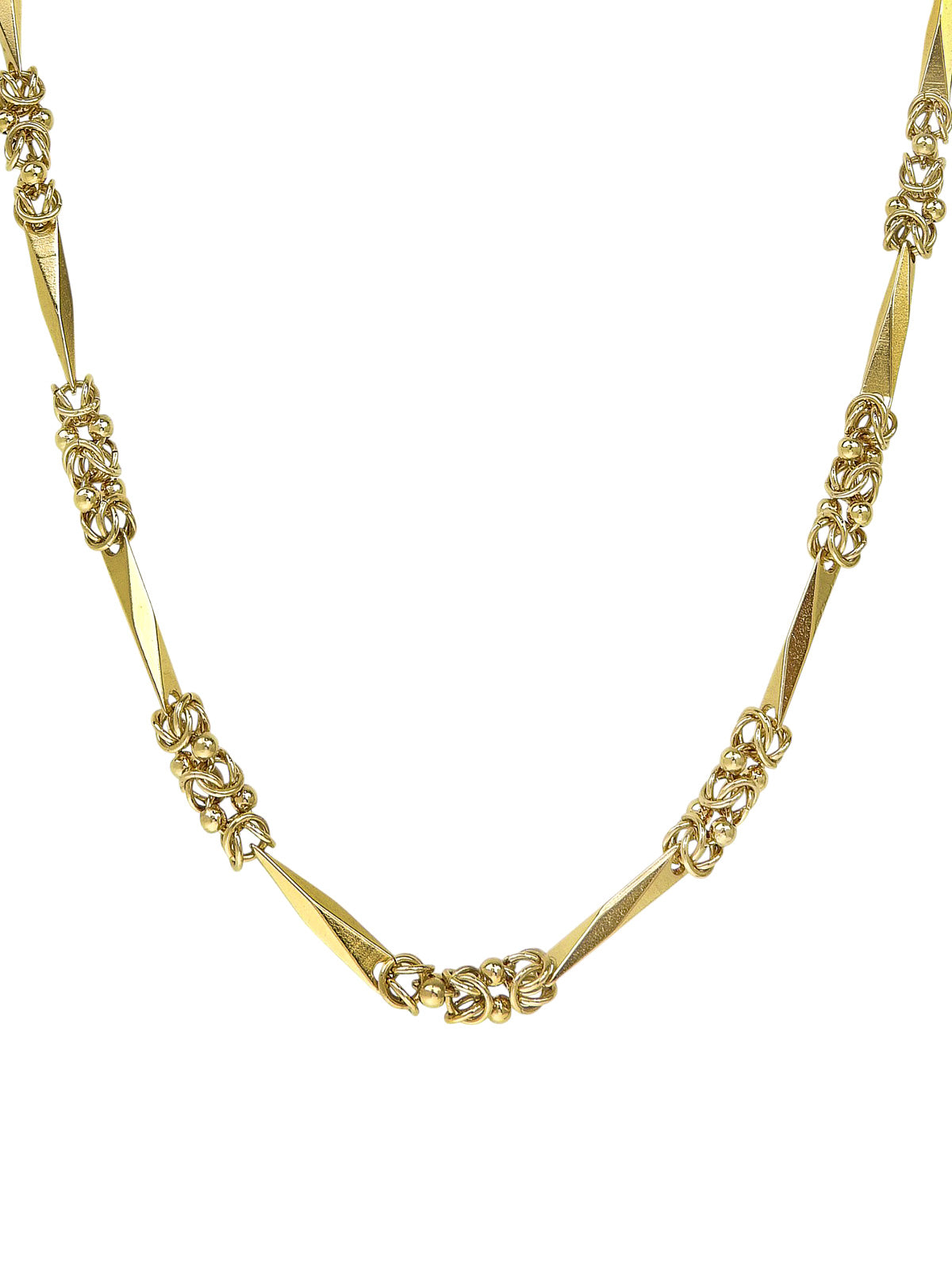 デザインチェーンネックレス ゴールド