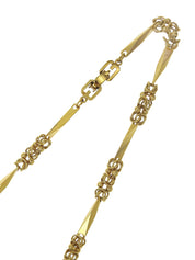 デザインチェーンネックレス ゴールド