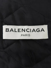 Wool duffle coat in black