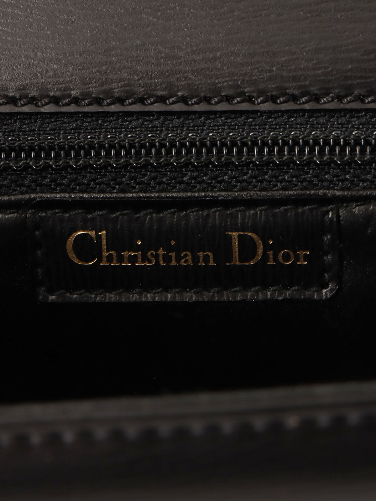 徽标牌链条单肩包 黑色