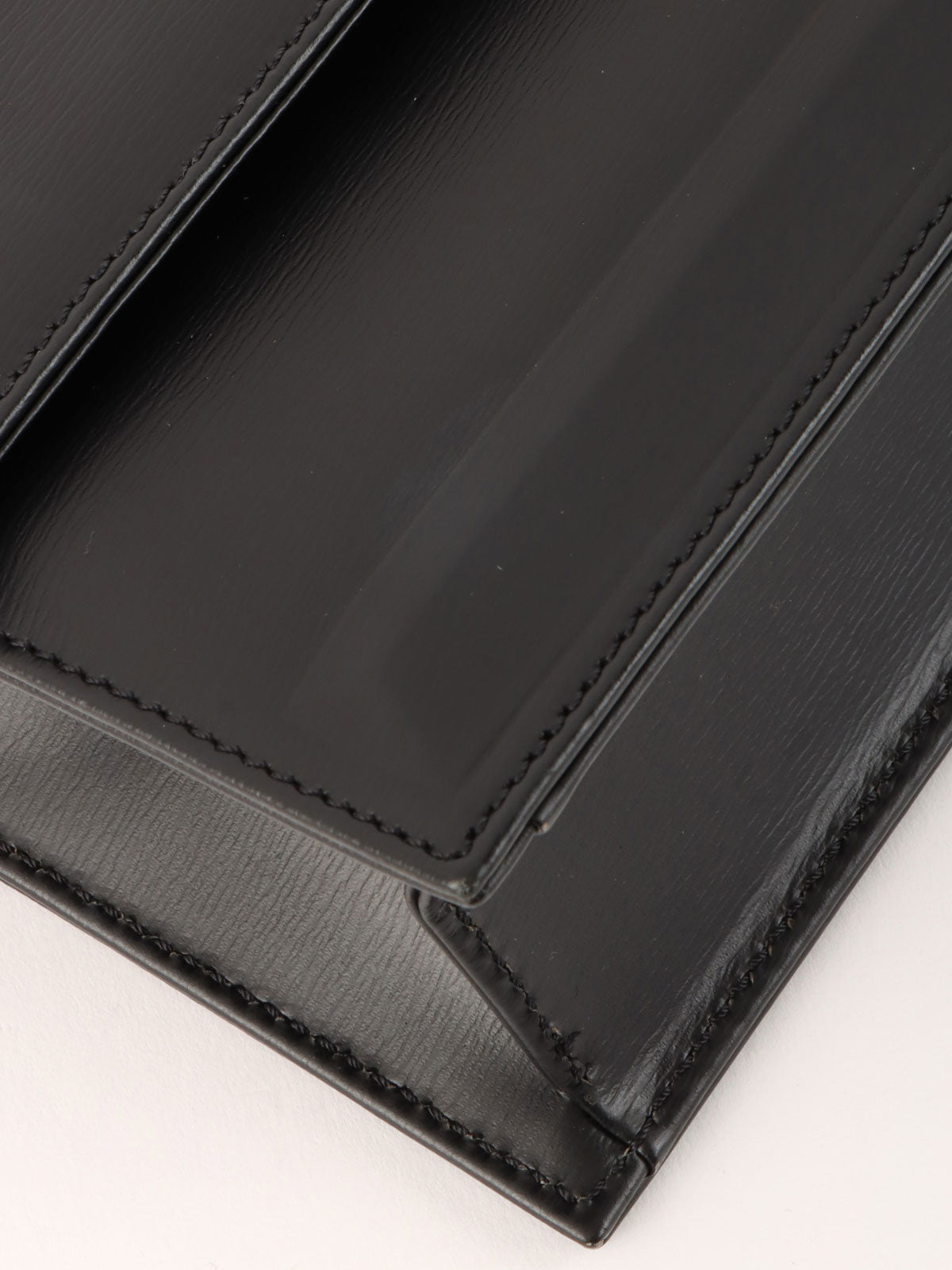 徽标牌链条单肩包 黑色