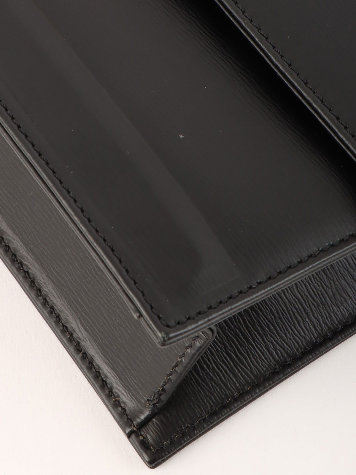 徽标牌链条单肩包 黑色