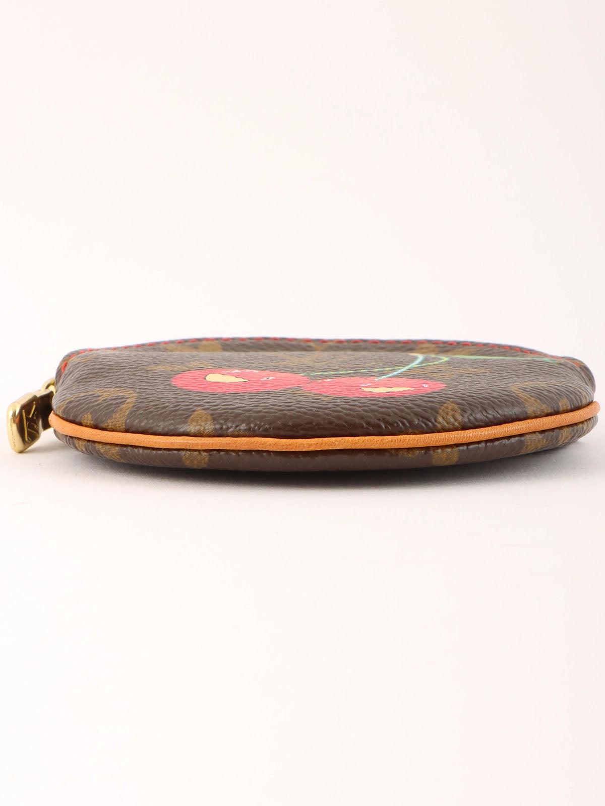 2005 Takashi Murakami Collaboration Monogram Cherry Coin Loose Brown/Multi
