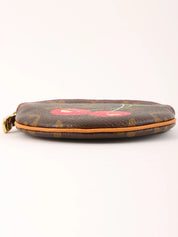 2005 Takashi Murakami Collaboration Monogram Cherry Coin Loose Brown/Multi