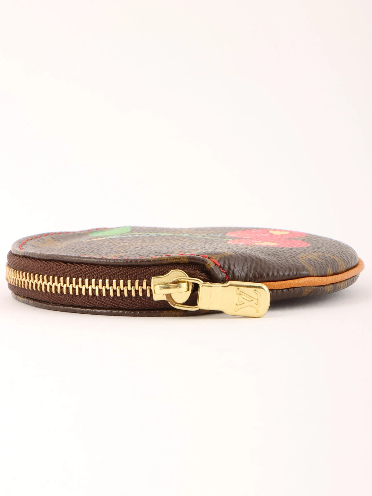 2005 Takashi Murakami Collaboration Monogram Cherry Coin Loose Brown/Multi