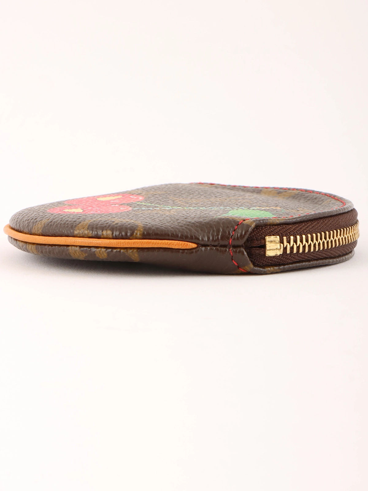 2005 Takashi Murakami Collaboration Monogram Cherry Coin Loose Brown/Multi