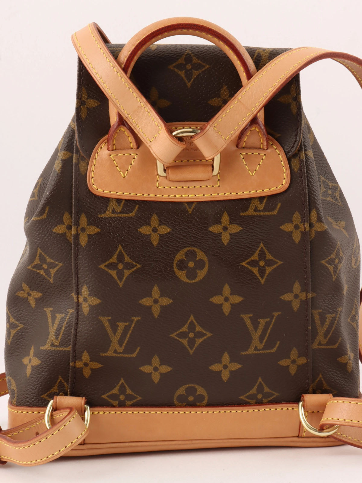 1997 Monogram Mini Montsouris 棕色帆布包