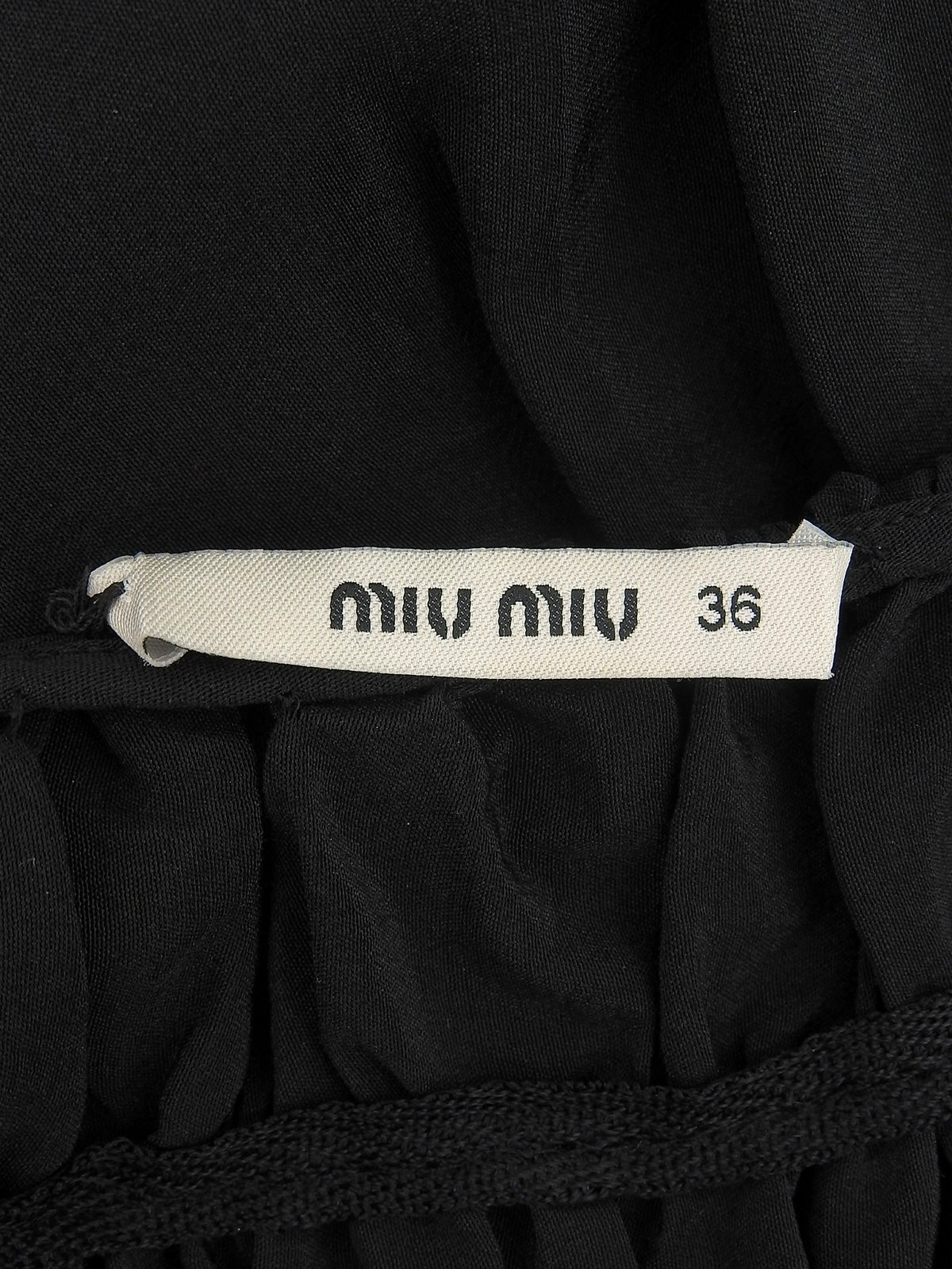 Silk sleeveless dress in black