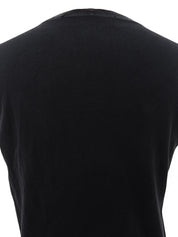 Side Logo Sleeveless Top in Black