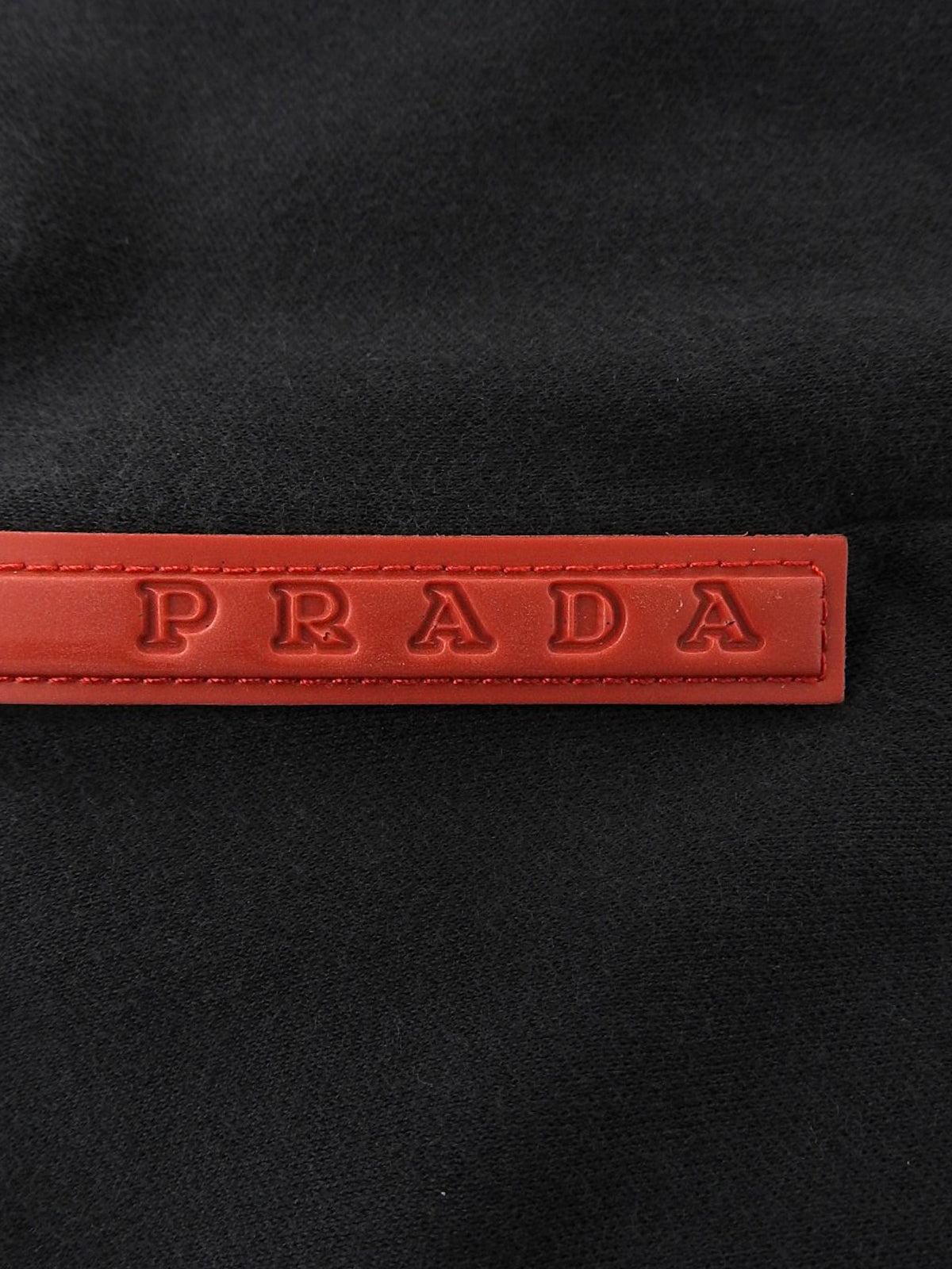 Side Logo Sleeveless Top in Black