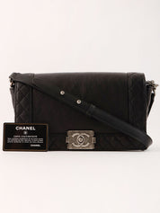 2014 Boy Chanel Chain Shoulder Bag in Black