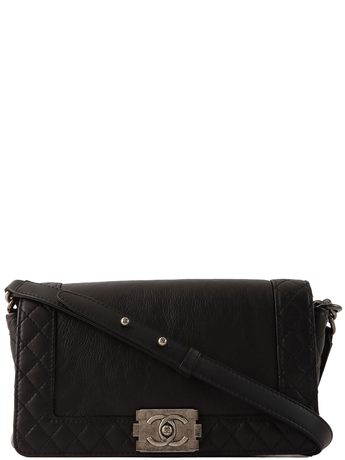 2014 Boy Chanel Chain Shoulder Bag in Black