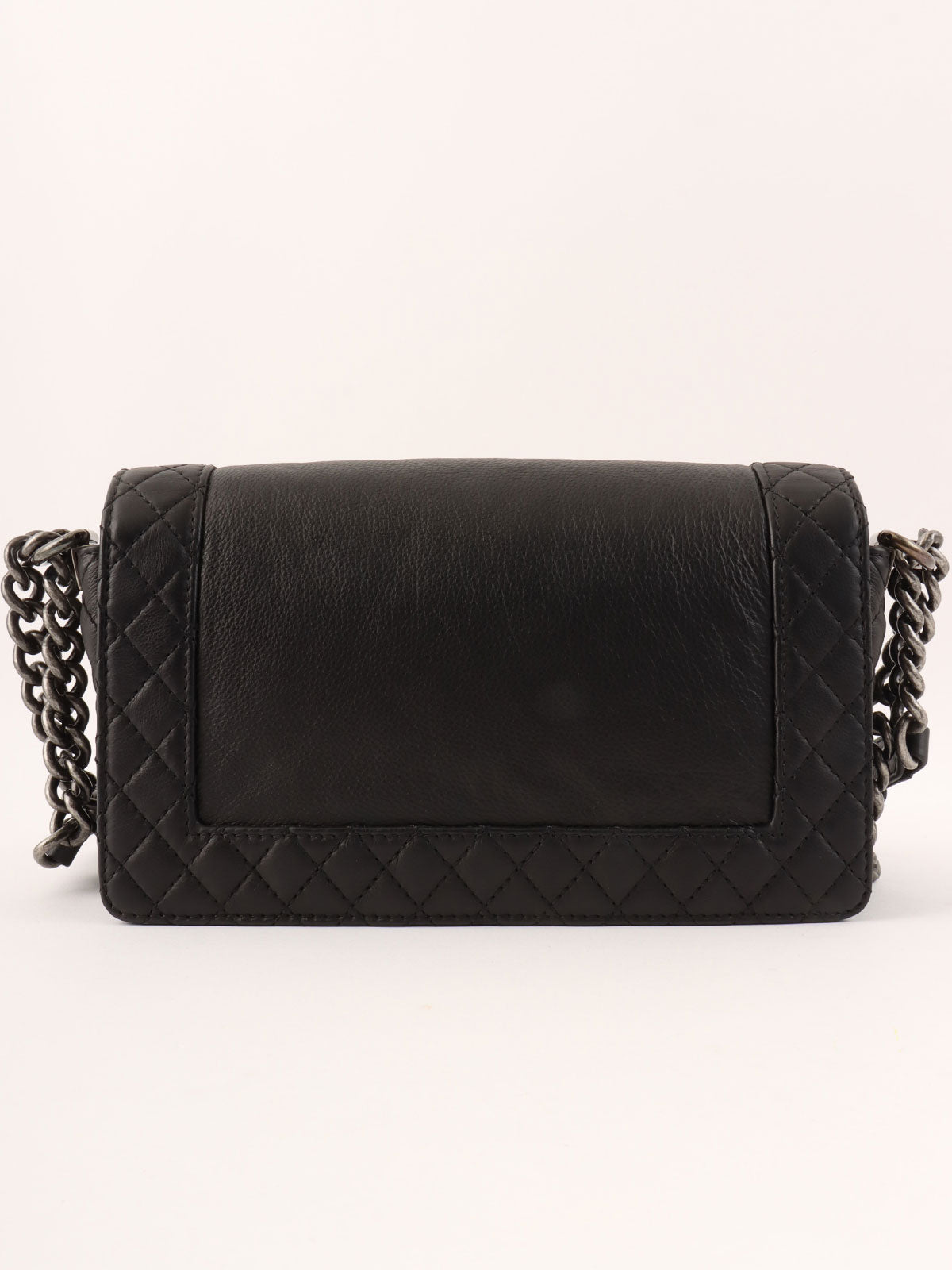 2014 Boy Chanel Chain Shoulder Bag in Black