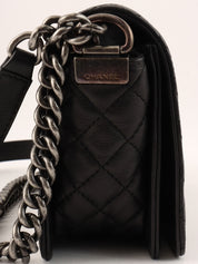 2014 Boy Chanel Chain Shoulder Bag in Black