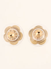 2002 山茶花耳环 金色