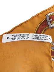 Carré 90 L'INSTRUCTION DU ROY 围巾 棕色