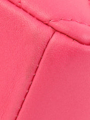2015 Matelasse Stitch CC 旋锁单肩包 粉色