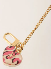 2010 Monogram Vernis Porte Monnaie Cool Leopard Print Blanc Corail