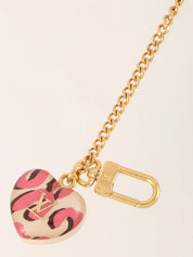 2010 Monogram Vernis Porte Monnaie Cool Leopard Print Blanc Corail