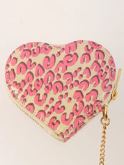 2010 Monogram Vernis Porte Monnaie Cool Leopard Print Blanc Corail