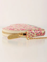 2010 Monogram Vernis Porte Monnaie Cool Leopard Print Blanc Corail