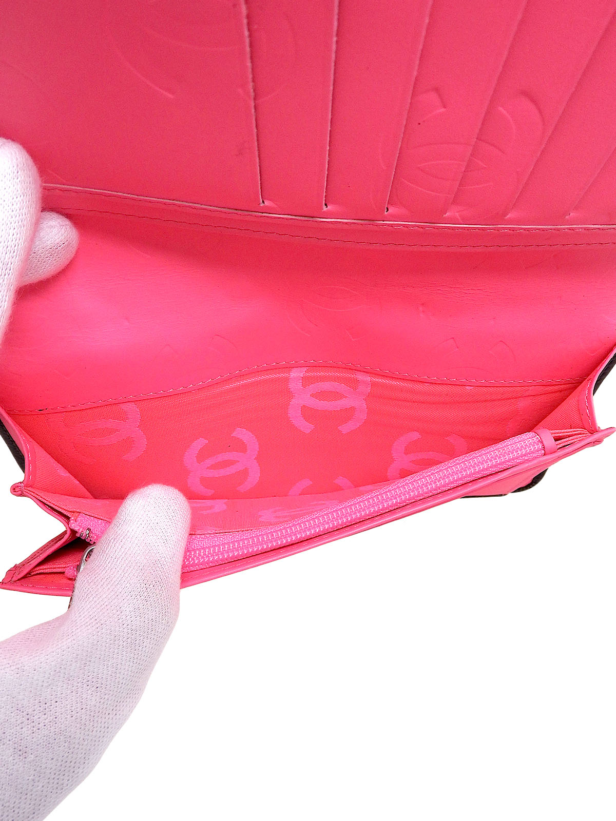 Cambon Line 长款钱包,黑色,约 2015 年