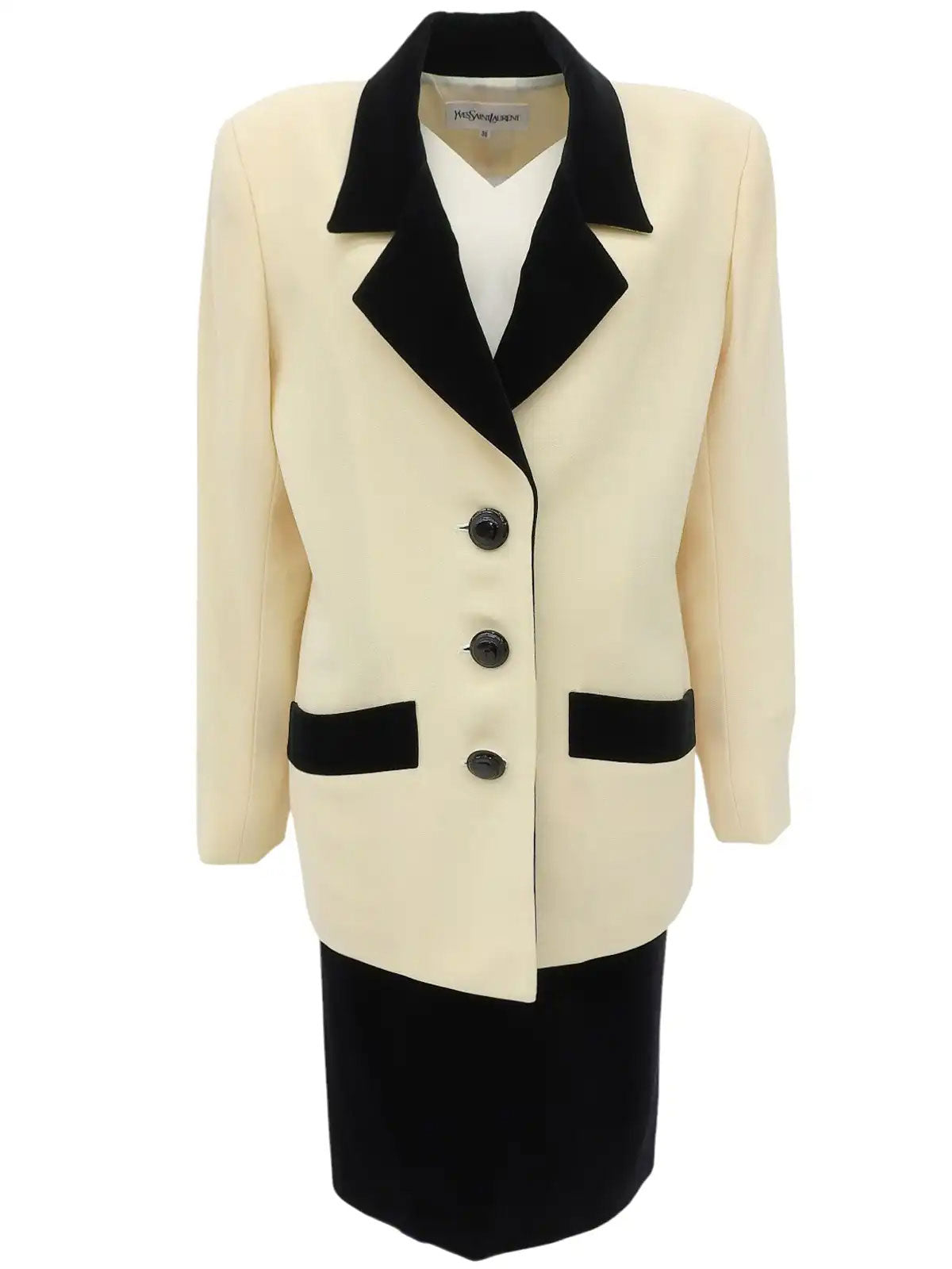 Velour Bicolor Set Up Ivory/Black