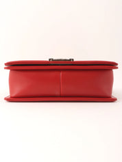 2014 Boy Chanel Chain Shoulder Bag in Red