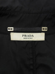 ナイロンロゴベルトコート ブラック