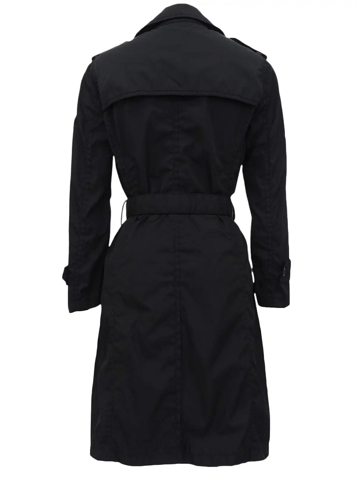 ナイロンロゴベルトコート ブラック