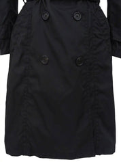 ナイロンロゴベルトコート ブラック