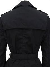 ナイロンロゴベルトコート ブラック