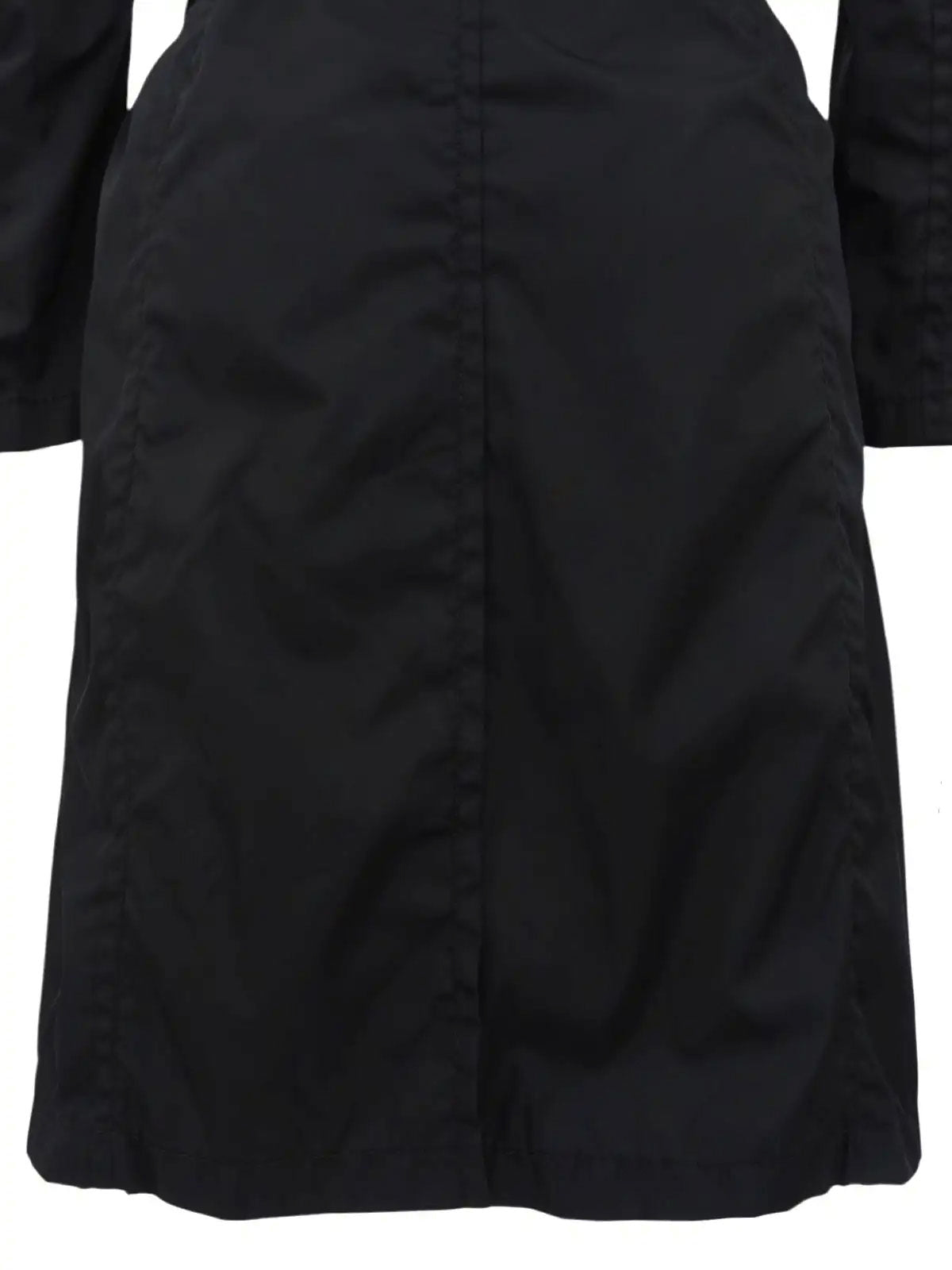 ナイロンロゴベルトコート ブラック