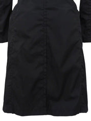 ナイロンロゴベルトコート ブラック