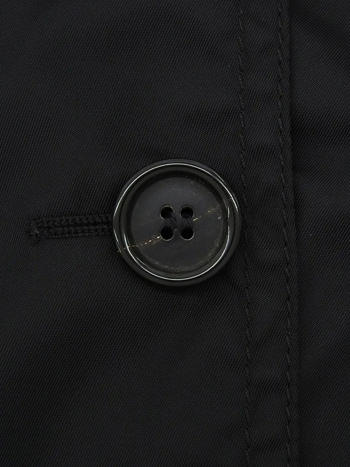 ナイロンロゴベルトコート ブラック