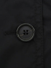 ナイロンロゴベルトコート ブラック